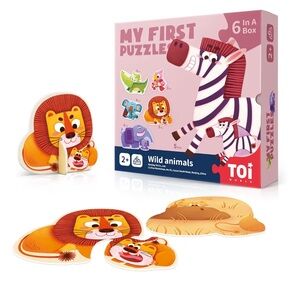 My First Puzzle - Wild Animals (set of 6)